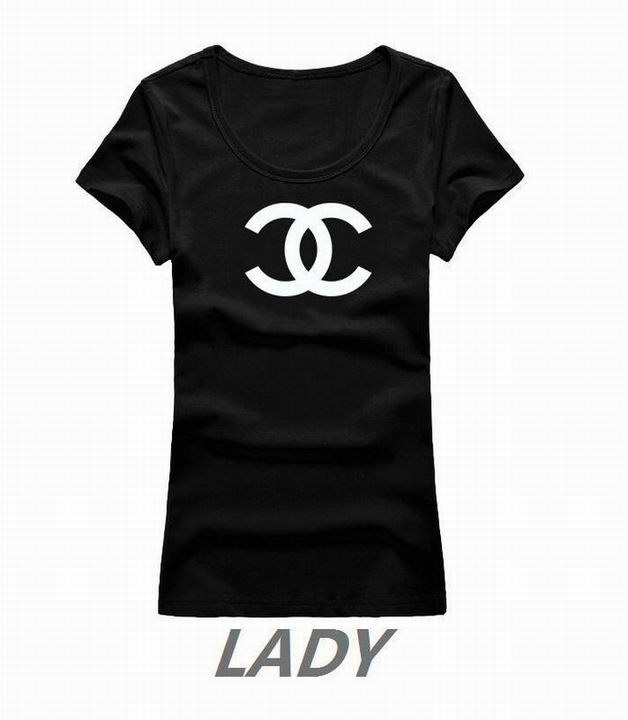 Chanel short round collar T woman S-XL-017